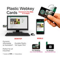Plastic Webkey Cards